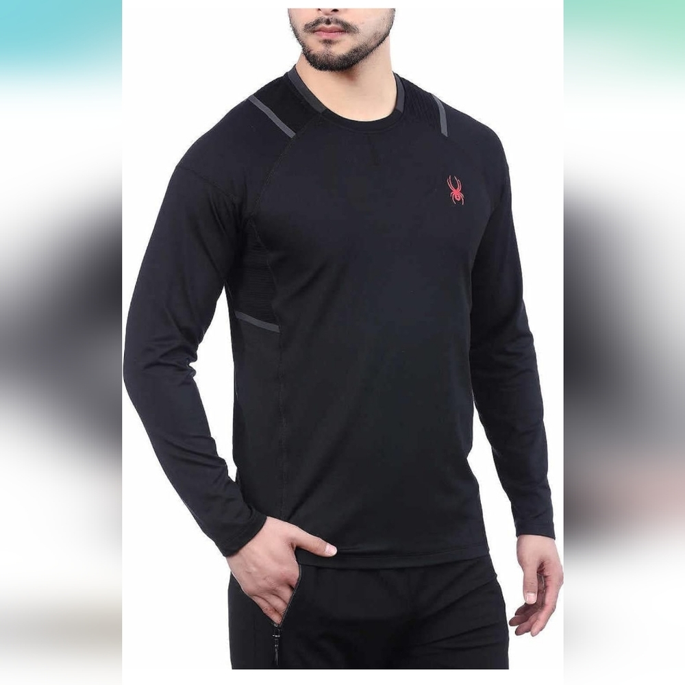 SPYDER NWOT Men's Baselayer | Size XL | Long Sleeve Shirt | Black